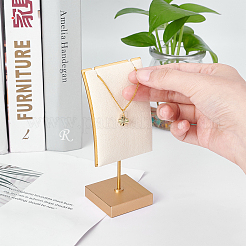 Сплав с витринами ожерелья волокна EDIS-WH0009-07