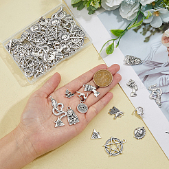 Подвески из сплава в тибетском стиле&nbsp;TIBEP-DC0001-25