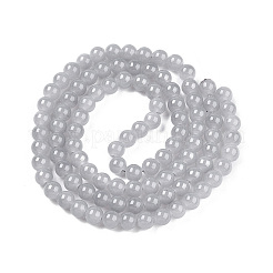 Выпечки окрашены имитация нефрита стекловолокна круглый шарик&nbsp;X1-DGLA-Q021-8mm-43