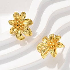 Латунь серьги EJEW-Q015-06G