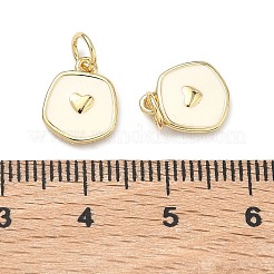 Латунь эмаль подвески&nbsp;KK-C251-36G-01