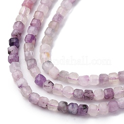 Натуральный лепидолит / пурпурный слюдяный камень бисер пряди&nbsp;LS-G-RM2025-C11-E