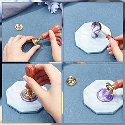 2 шт. 2 стиля латунных штамповочных головок DIY-CP0007-68A