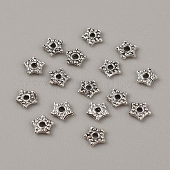 Сплавочные овальные бусины тибетского стиля  FIND-TAC0011-44AS