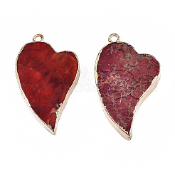 Гальванический природный регалит / имперская яшма / морские отложения яшмовые подвески&nbsp;X-G-T111-05