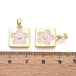 Латунь с эмалевыми подвесками&nbsp;KK-T073-56A-G