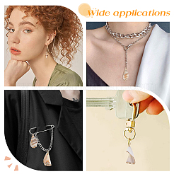 16 шт. 4 подвески в виде спиральных ракушек с гальваническим покрытием&nbsp;SSHEL-SC0001-19