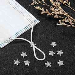 Звездный замок из пластикового шнура из ПВХ для крышки рта X-KY-D013-02B