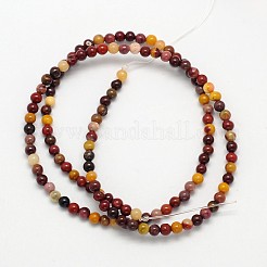 Mookaite naturale perle tonde fili&nbsp;G-N0166-18-3mm