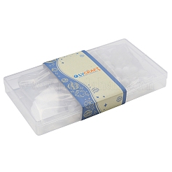 4 нитка 4 бусины из натурального белого нефрита&nbsp;G-OC0002-87