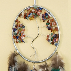 Decorazioni pendenti di piume&nbsp;PW-WG379FE-01