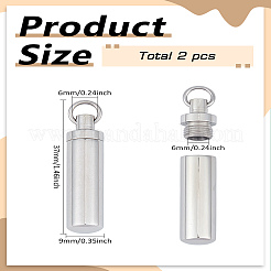 2 шт. открывающиеся подвески из нержавеющей стали 304&nbsp;STAS-LP0002-73