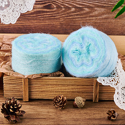 Сегментированная окрашенная пряжа для вязания DIY-TAC0033-03H