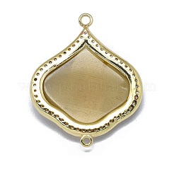 Соединители звеньев кошачий глаз&nbsp;G-E526-23B