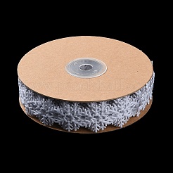 Рождественская снежинка из фетра с кружевной отделкой&nbsp;OCOR-D013-03C