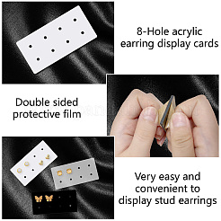 15 шт. 3-х цветные акриловые органайзеры для сережек&nbsp;EDIS-WH20015-004