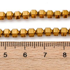 Немагнитные синтетический гематит бисер пряди G-D800-12E