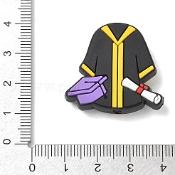 Perles de silicone sur le thème de l'obtention du diplôme&nbsp;SL-CBAF318-B04