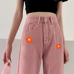 60 шт. 12 стильные цветочные формы двухцветные вязаные крючком аппликации DIY-FG0004-05