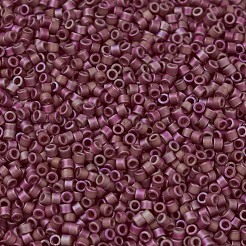 MIYUKIデリカビーズ  シリンダー  日本製シードビーズ  11/0  （db0867)マット透明ダーククランベリーab  1.3x1.6mm  穴：0.8mm  約2000PCS /ボトル  10 G /ボトル&nbsp;SEED-JP0008-DB0867