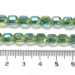 Стеклянные бусины с гальваническим покрытием &nbsp;EGLA-D030-19K