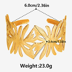 Браслеты-манжеты из нержавеющей стали 304 в европейском и американском стиле для женщин&nbsp;JS5877-2