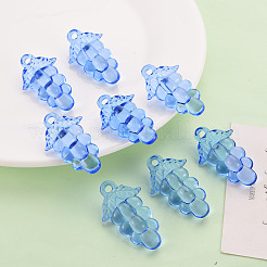 Осенняя тема прозрачные акриловые бусины&nbsp;TACR-S154-60B-940