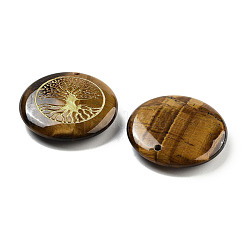 Резные подвески из натурального тигрового глаза&nbsp;G-H007-06A