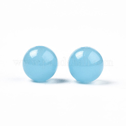 Светящиеся акриловые бусины&nbsp;MACR-N008-25B-6MM