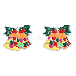 Crémaillère placage pendentifs en émail d'alliage&nbsp;ENAM-N060-05P