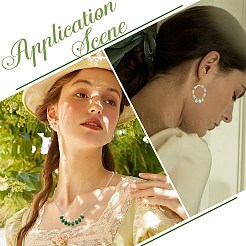 150шт 5 стиля стеклянные подвески GLAA-SC0002-16C