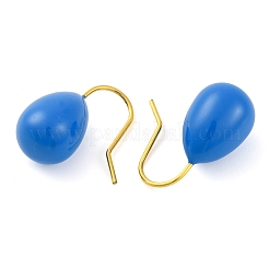 Orecchini pendenti a goccia in acciaio inossidabile smaltato 304 per donna&nbsp;EJEW-U023-01G-01