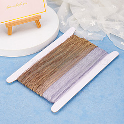 10 ярд двухцветной полиэстеровой ленты с морщинами&nbsp;OCOR-TA0001-91A