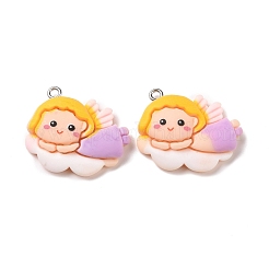 Подвески из непрозрачной смолы&nbsp;RESI-G032-H04