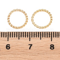 Anneaux de jonction fermés soudés en laiton&nbsp;KK-K253-15D-03G