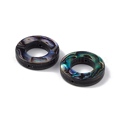 Бусины из натуральных раковин морских ушек/ракушки пауа SSHEL-M021-06