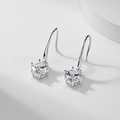 Элегантные серебряные серьги в стиле отпуска 925 с цирконом для женщин RS7094