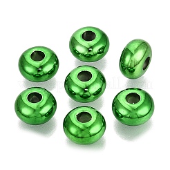 Perles européennes en acrylique opaque plaquées UV sur le thème de Noël&nbsp;PACR-T017-19M-M1