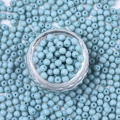 Непрозрачные цвета стеклянные бусины&nbsp;SEED-S040-01A-08