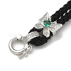 Нейлоновый шнур ожерелья выводы&nbsp;KK-Q019-09P-01