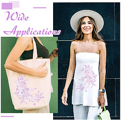 3D полиэстеровая вышивальная нить для пришивания/утюживания нашивок&nbsp;LS-PATC-WH0023-20A