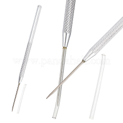 6 stücke 2 stil carving handwerk edelstahl 7 pin feder draht textur pro nadel keramik werkzeuge&nbsp;DIY-GF0004-99