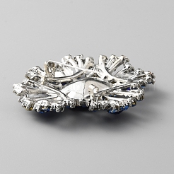 Брошь в виде цветка со стразами&nbsp;JEWB-WH0020-026