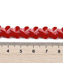 Непрозрачные цветные стеклянные бусины EGLA-L045-I-B02