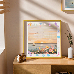 60 шт. 10 стиля кабошонов из непрозрачной смолы с морской тематикой&nbsp;RESI-SC0036-44