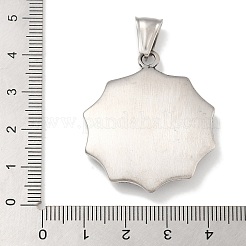 Anhänger aus Edelstahl 304&nbsp;STAS-Z097-12AS