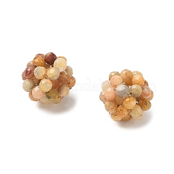 Perle intrecciate di agata pazza naturale&nbsp;GG-CBA2E9C-F12-01