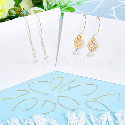 36 шт. 3 латунных крючка для сережек&nbsp;KK-FH0004-81