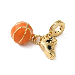 Покрытие стойки латунная эмаль европейские подвески KK-P279-41G