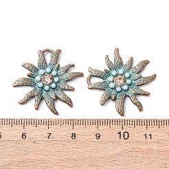 Тибетском стиле сплав горный хрусталь подвески&nbsp;FIND-B055-03